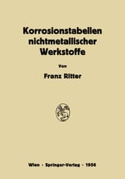 Cover von Korrosionstabellen nichtmetallischer Werkstoffe geordnet nach angreifenden Stoffen