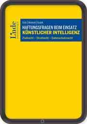 Cover von Haftungsfragen beim Einsatz künstlicher Intelligenz