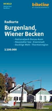 Cover von Radkarte Burgenland - Wiener Becken