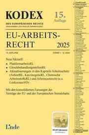 Cover von KODEX EU-Arbeitsrecht 2025