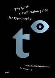 Cover von The quick classification guide for typography