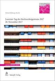 Cover von Luzerner Tag des Stockwerkeigentums 2017