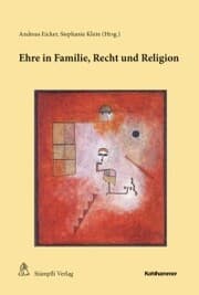 Cover von Ehre in Familie, Recht und Religion