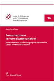 Cover von Prozessmaximen im Verwaltungsverfahren