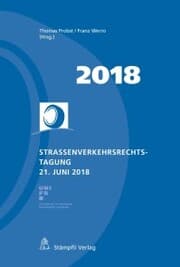 Cover von Strassenverkehrsrechtstagung 21. Juni 2018