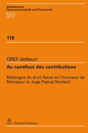 Cover von Au carrefour des contributions