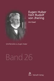 Cover von Eugen Huber hört Rudolf von Jhering