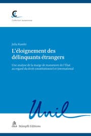 Cover von L'éloignement des délinquants étrangers