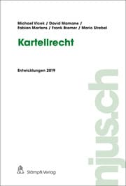 Cover von Kartellrecht, Entwicklungen 2019