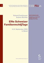 Cover von Elfte Schweizer Familienrecht§Tage