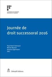 Cover von Journée de droit successoral 2016