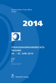 Cover von Strassenverkehrsrechts-Tagung 24.-25.Juni 2014