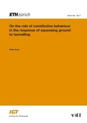 Cover von On the role of constitutive behaviour in the response of squeezing ground to tunnelling
