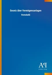 Cover von Gesetz über Vermögensanlagen