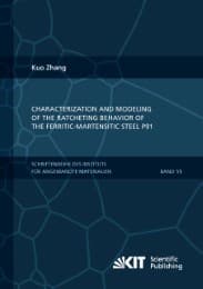 Cover von Characterization and Modeling of the Ratcheting Behavior of the Ferritic-Martensitic Steel P91