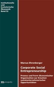 Cover von Corporate Social Entrepreneurship