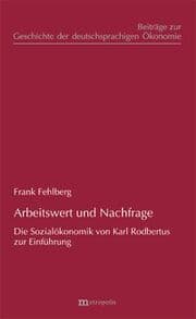 Cover von Arbeitswert und Nachfrage