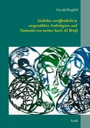 Cover von Gedichte, veröffentlicht in ausgewählten Anthologien, und Namenlos von meiner Insel, 42 Briefe