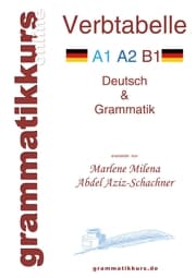 Cover von Verbtabelle Deutsch A1 A2 B1