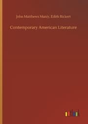 Cover von Contemporary American Literature