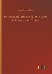 Cover von International Incidents for Discussion in Conversation Classes