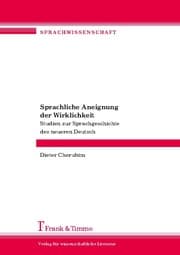 Cover von Sprachliche Aneignung der Wirklichkeit