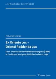Cover von Ex Oriente Lux - Orienti Reddenda Lux