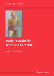 Cover von Marlen Haushofer: Texte und Kontexte
