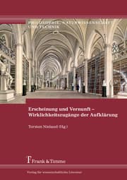 Cover von Erscheinung und Vernunft - Wirklichkeitszugänge der Aufklärung