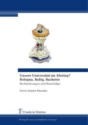 Cover von Unsere Universität im Abstieg? Bologna, Bafög, Bachelor