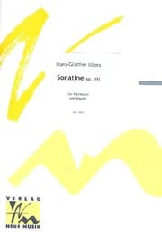 Cover von Sonatine op. 100 für Klarinette und Klavier