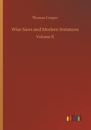 Cover von Wise Saws and Modern Instances