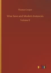 Cover von Wise Saws and Modern Instances