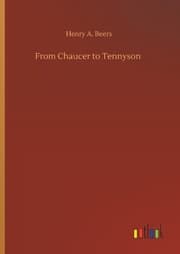 Cover von From Chaucer to Tennyson