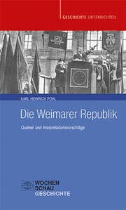 Cover von Die Weimarer Republik
