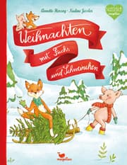 Cover von Weihnachten mit Fuchs und Schweinchen