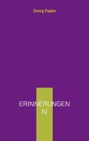 Cover von Erinnerungen IV