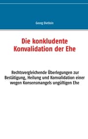 Cover von Die konkludente Konvalidation der Ehe