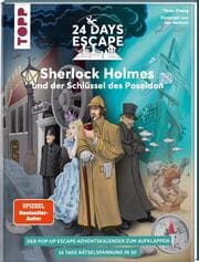 Cover von 24 DAYS ESCAPE 3D Pop-Up-Adventskalender- Sherlock Holmes und der Schlüssel des Poseidon
