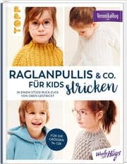 Cover von Raglanpullis & Co. für Kids stricken