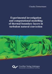 Cover von Experimental investigation and computational modelling of thermal boundary layers in turbulent natural convection