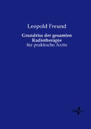 Cover von Grundriss der gesamten Radiotherapie