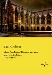 Cover von Vivat Academia! Romane aus dem Universitätsleben