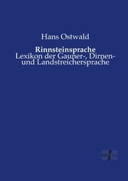 Cover von Rinnsteinsprache