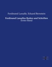 Cover von Ferdinand Lassalles Reden und Schriften