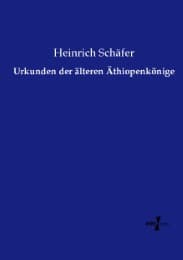 Cover von Urkunden der älteren Äthiopenkönige