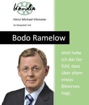Cover von Bodo Ramelow: Jetzt habe ich das Gefühl, dass über allem etwas Bleiernes liegt.