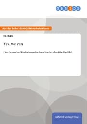 Cover von Yes, we can