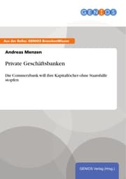 Cover von Private Geschäftsbanken