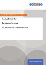 Cover von Tabakverarbeitung